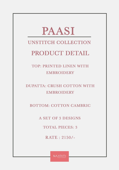 Paasi Naariti Linen Salwar Suits Wholesale Rate