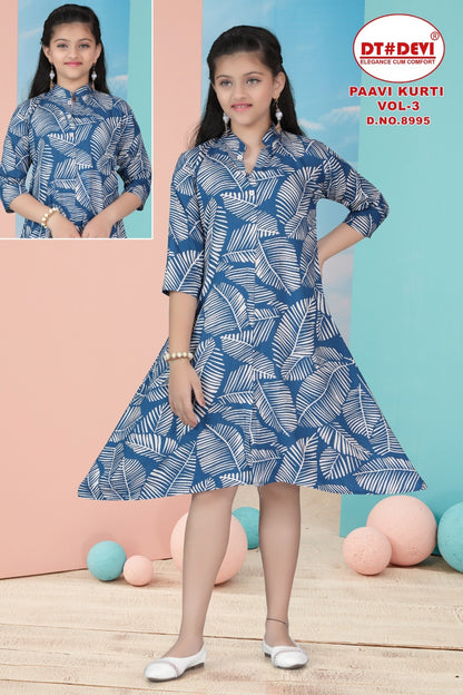 Paavi Vol 3 Dt Devi Girls Kurti Wholesaler Ahmedabad