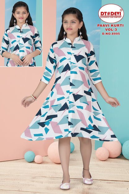 Paavi Vol 3 Dt Devi Girls Kurti Wholesaler Ahmedabad