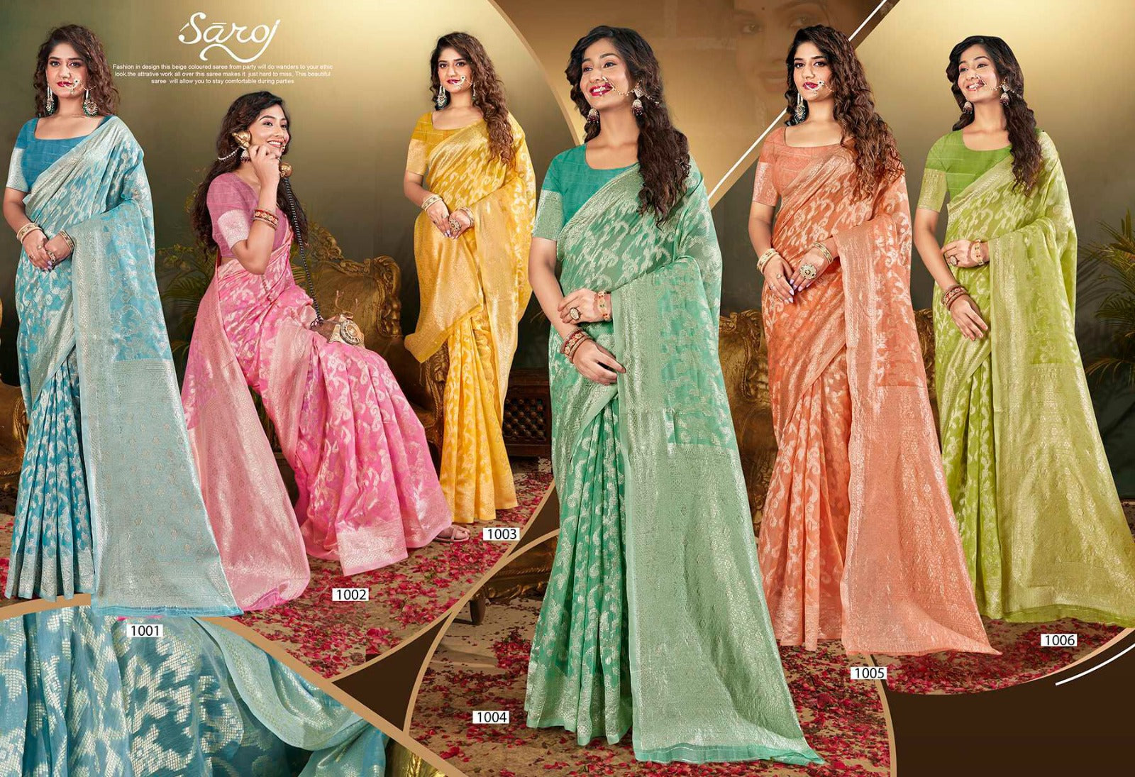 Pacific Cotton Vol 2 Saroj Sarees Wholesale