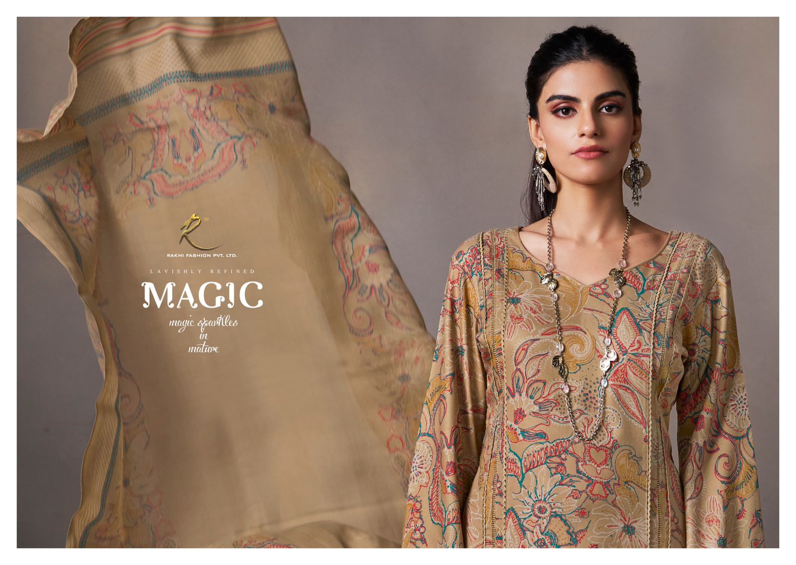 Pacific Dreams Rakhi Fashion Pashmina Suits Wholesale