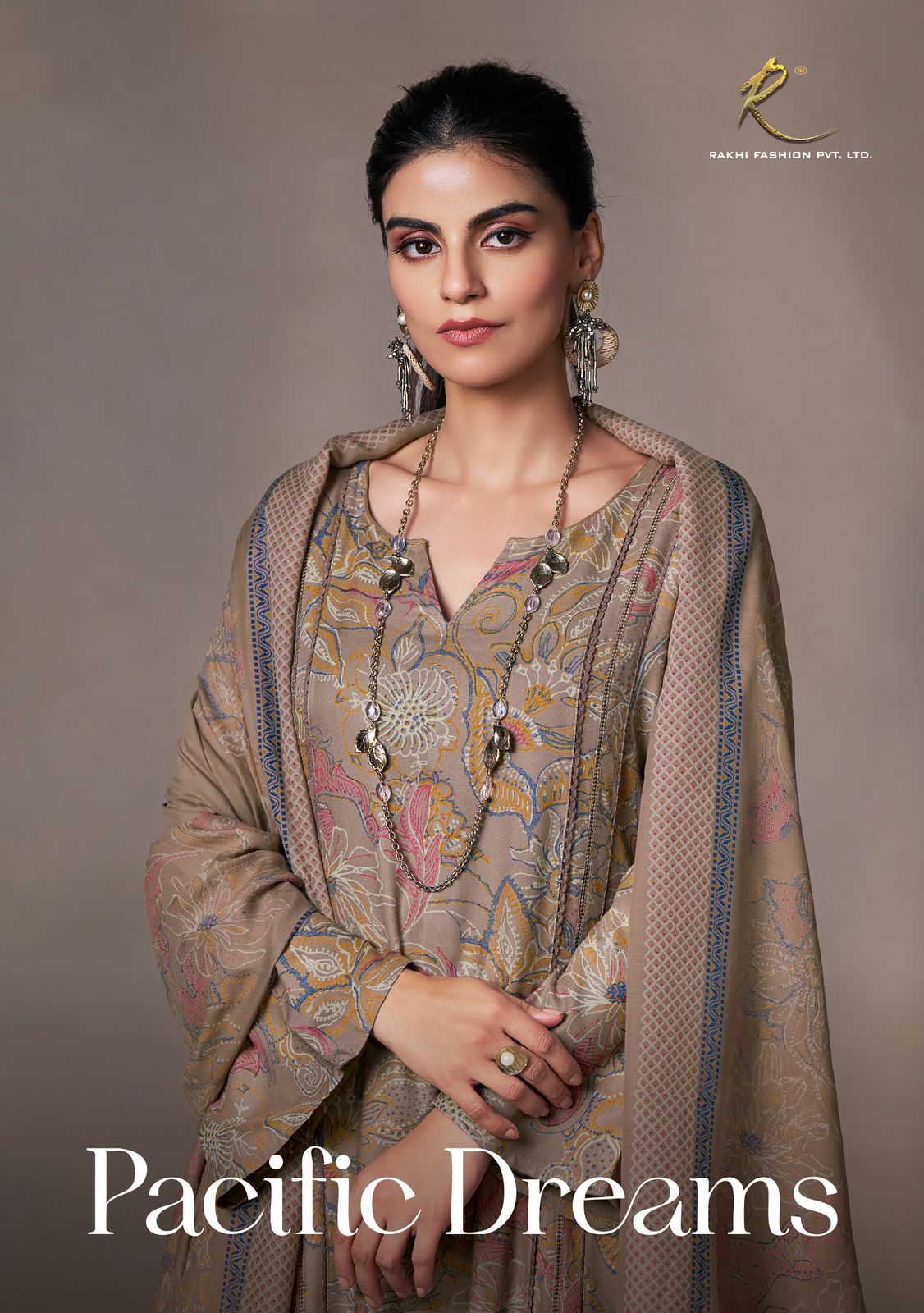 Pacific Dreams Rakhi Fashion Pashmina Suits Wholesale