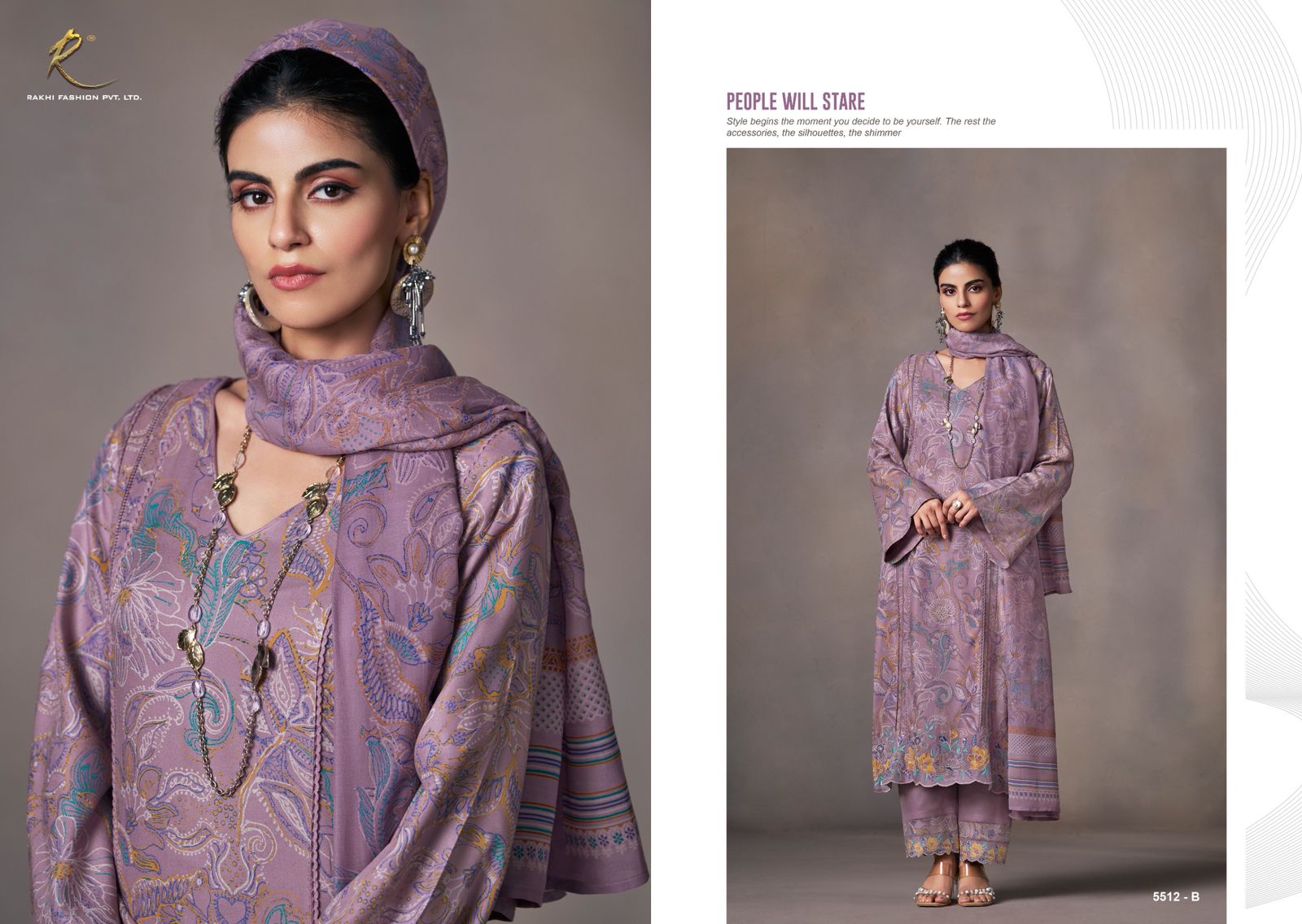 Pacific Dreams Rakhi Fashion Pashmina Suits Wholesale