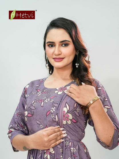 Padma Hetvi Vertican Feeding Kurtis Supplier