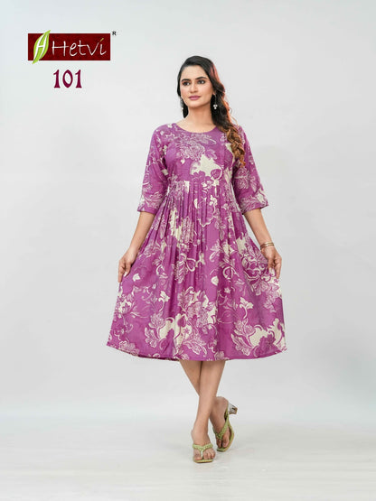 Padma Hetvi Vertican Feeding Kurtis Supplier