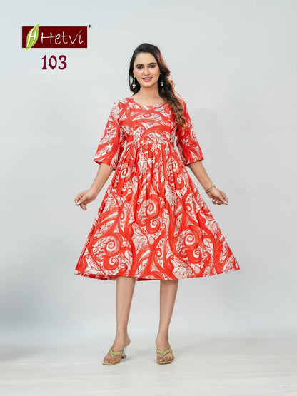 Padma Hetvi Vertican Feeding Kurtis Supplier