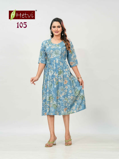 Padma Hetvi Vertican Feeding Kurtis Supplier