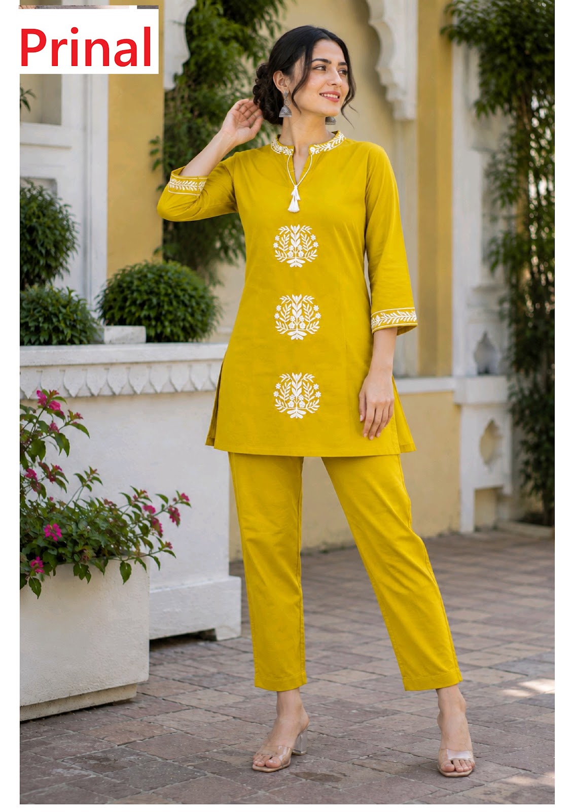 Padma Prinal Vatican Silk Co Ord Set Manufacturer