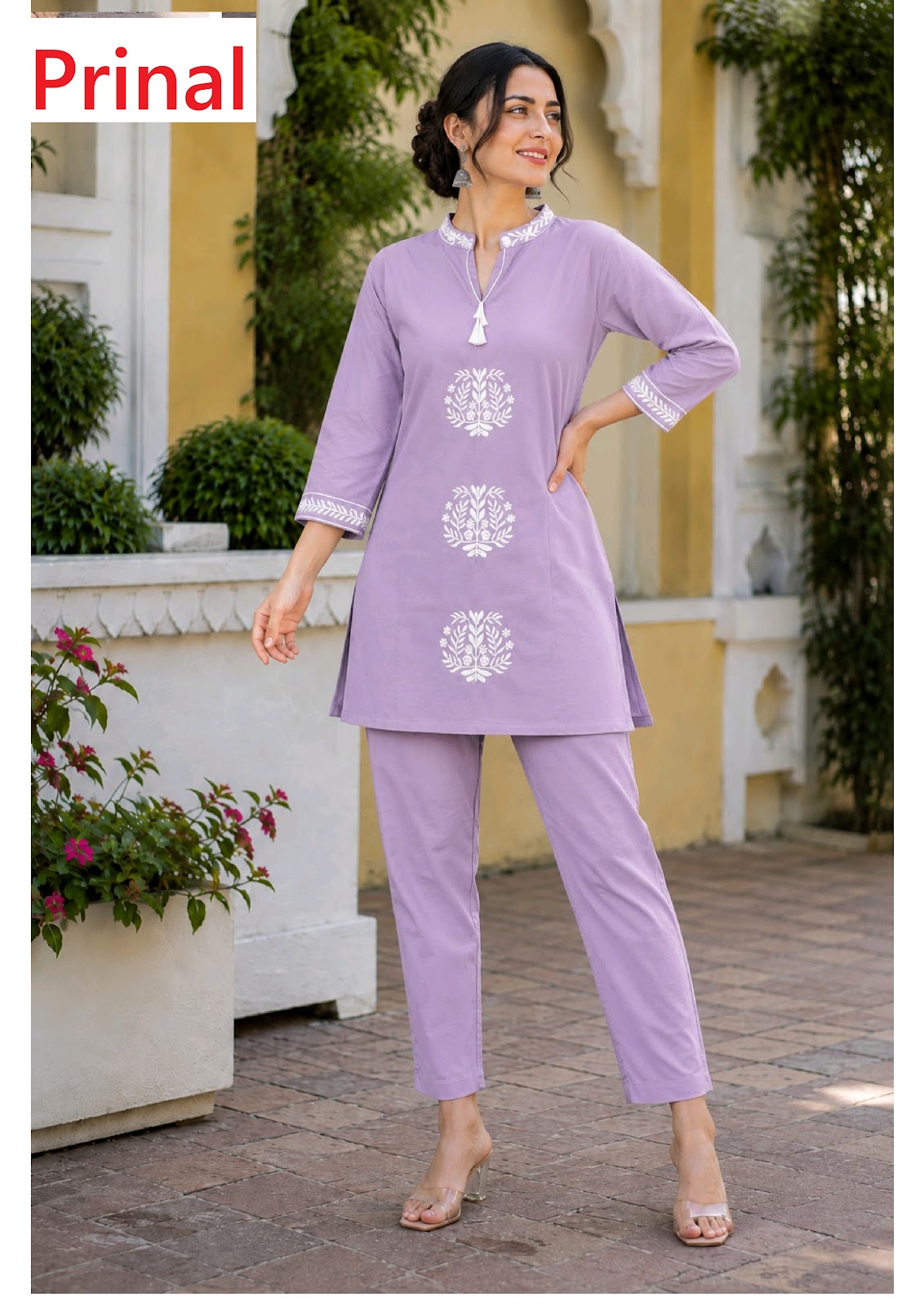Padma Prinal Vatican Silk Co Ord Set Manufacturer
