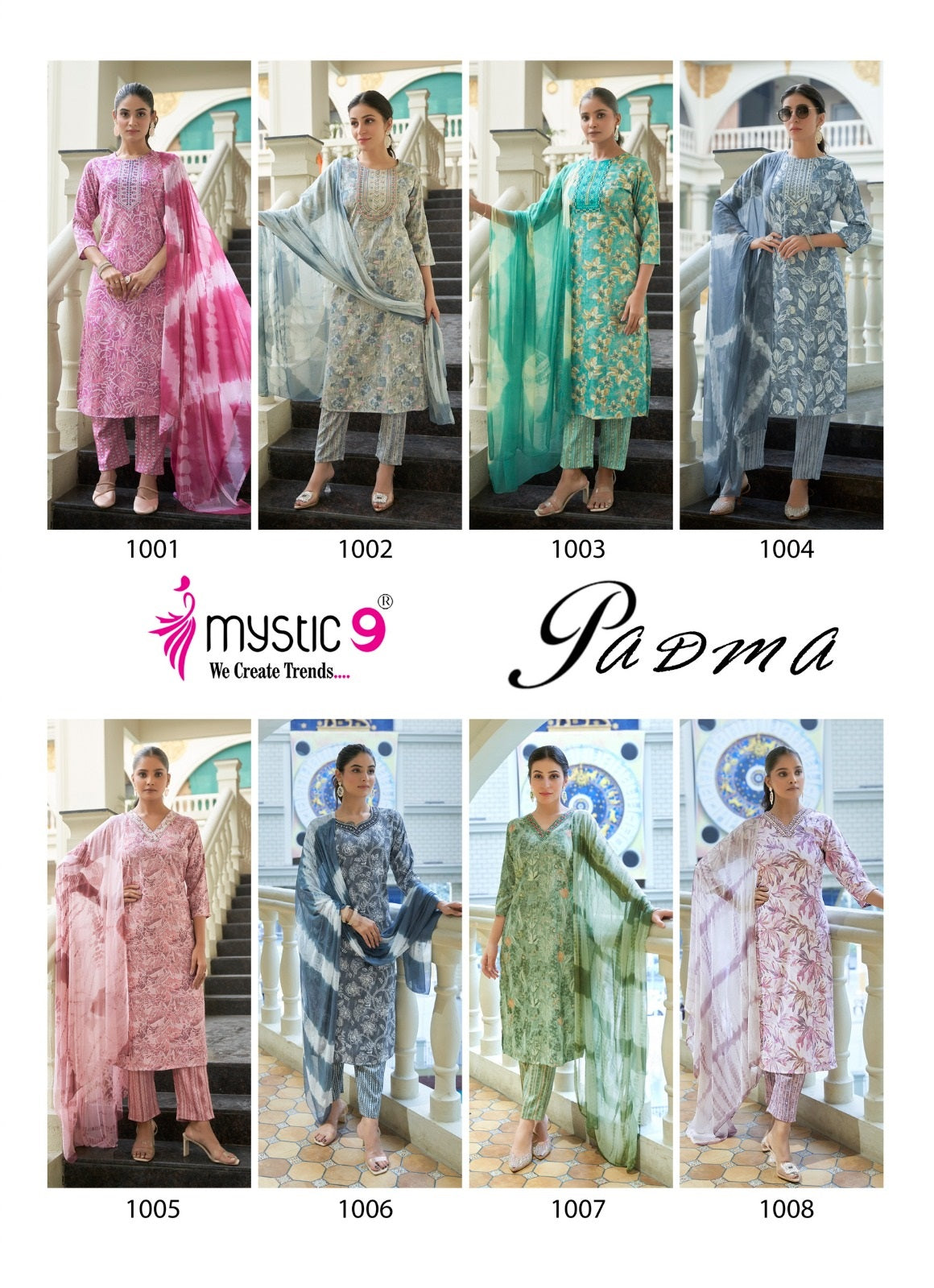 Padma Vol 1 Mystic 9 Bamboo Readymade Pant Style Suits Manufacturer