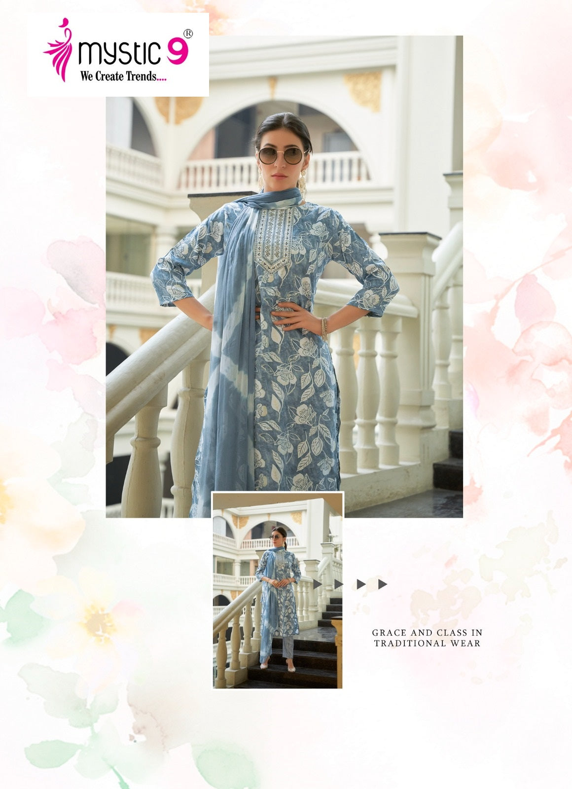 Padma Vol 1 Mystic 9 Bamboo Readymade Pant Style Suits Manufacturer