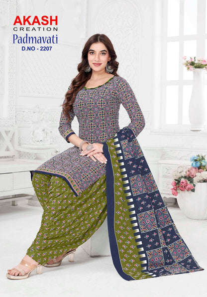 Padmavati Vol 22 Akash Creation Cotton Dress Material Wholesale Rate