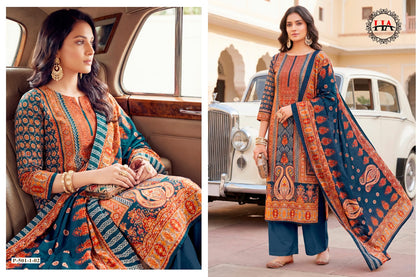 Pahar Harshit Fashion Mix Cotton Karachi Salwar Suits Exporter Ahmedabad