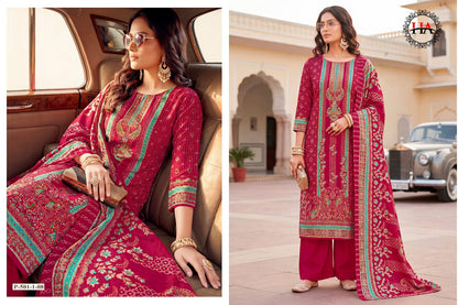 Pahar Harshit Fashion Mix Cotton Karachi Salwar Suits Exporter Ahmedabad