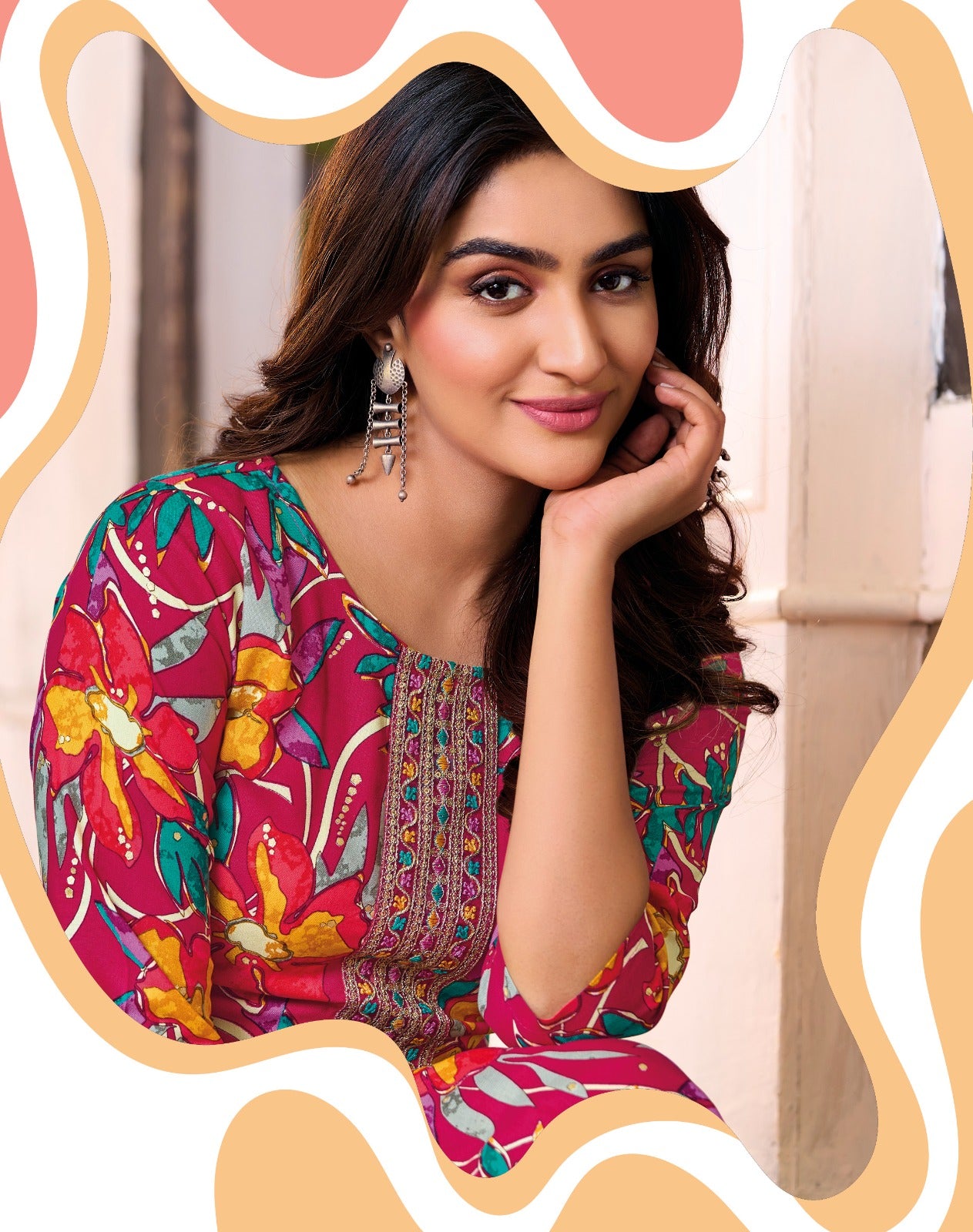 Pahel Vol 10 Radhika Lifestyle Liva Reyon Long Straight Kurti Wholesaler