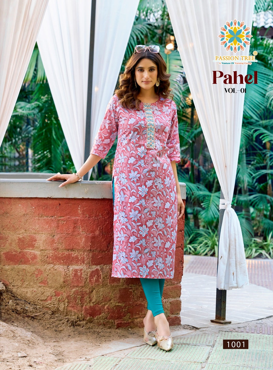 Pahel Vol 1 Passion Tree Heavy Cotton Long Straight Kurti Manufacturer