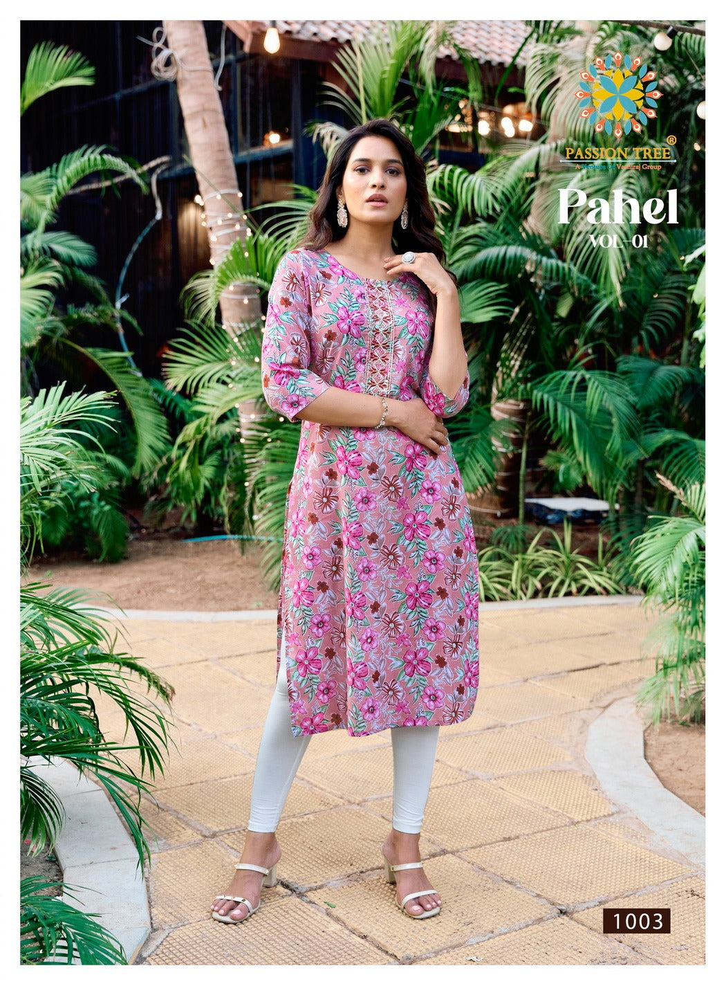 Pahel Vol 1 Passion Tree Heavy Cotton Long Straight Kurti Manufacturer