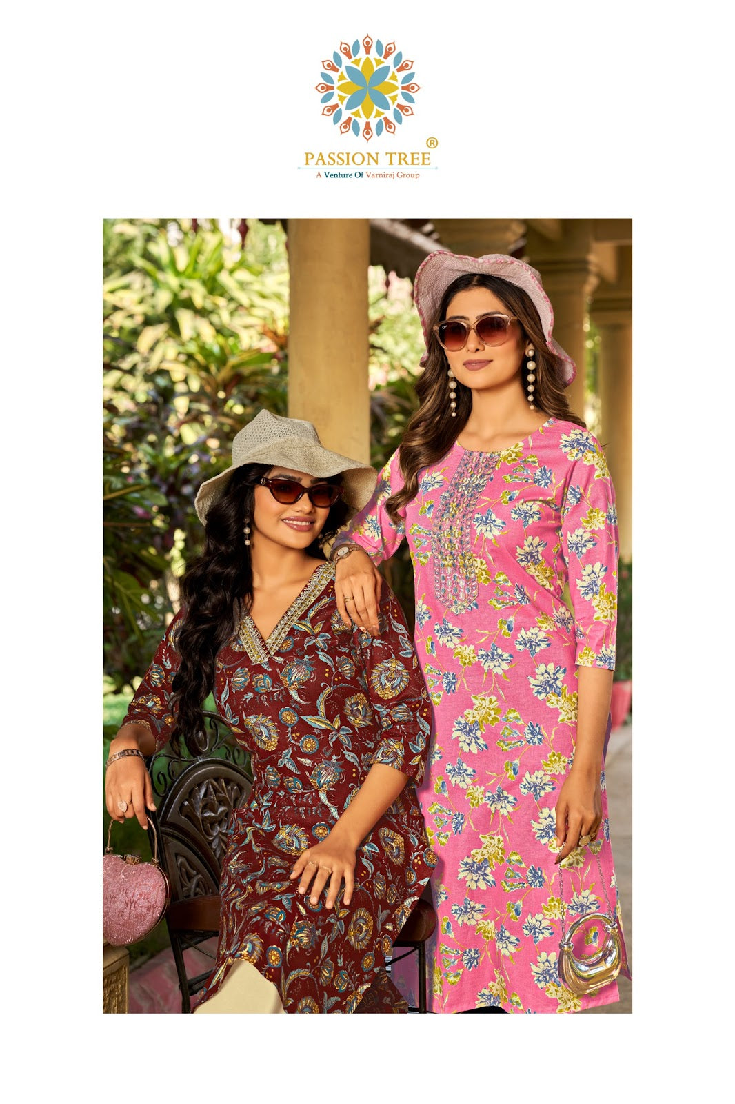 Pahel Vol 2 Passion Tree Cotton Straight Cut Kurtis Manufacturer Gujarat