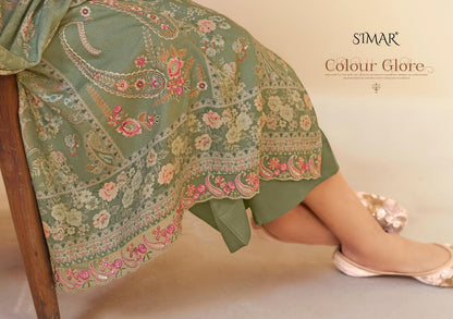 Paheli 5109 Simar Glossy Lawn Cotton Pant Style Suits Manufacturer Ahmedabad