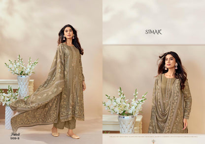 Paheli 5109 Simar Glossy Lawn Cotton Pant Style Suits Manufacturer Ahmedabad