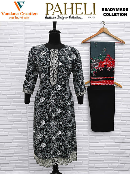 Paheli Vol 1 Vandana Creation Cotton Karachi Readymade Suits Manufacturer India