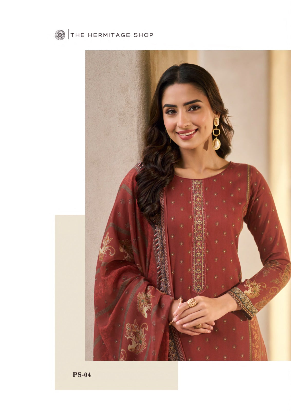 Paisely Vol 2 The Hermitage Shop Lawn Karachi Salwar Suits Wholesaler Gujarat