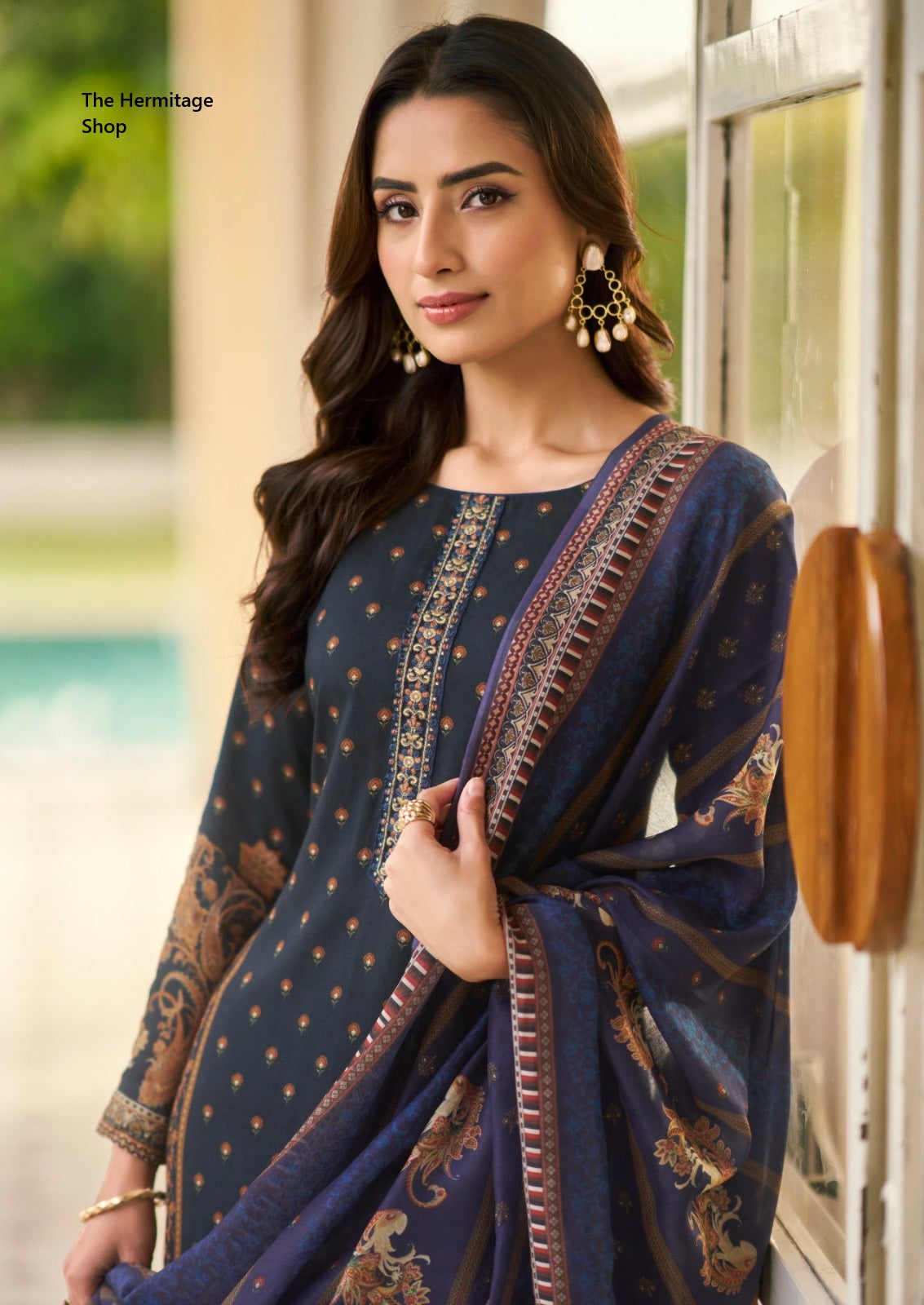 Paisely Vol 2 The Hermitage Shop Lawn Karachi Salwar Suits Wholesaler Gujarat