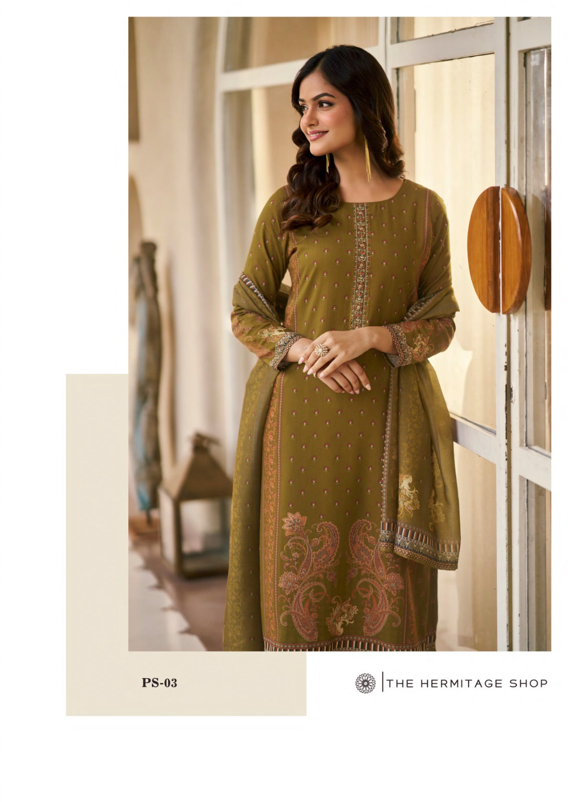 Paisely Vol 2 The Hermitage Shop Lawn Karachi Salwar Suits Wholesaler Gujarat