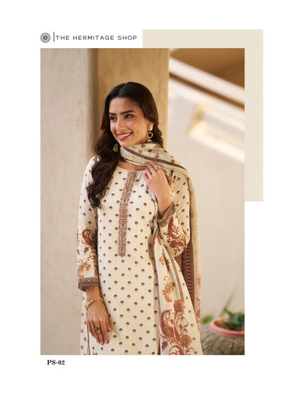 Paisely Vol 2 The Hermitage Shop Lawn Karachi Salwar Suits Wholesaler Gujarat