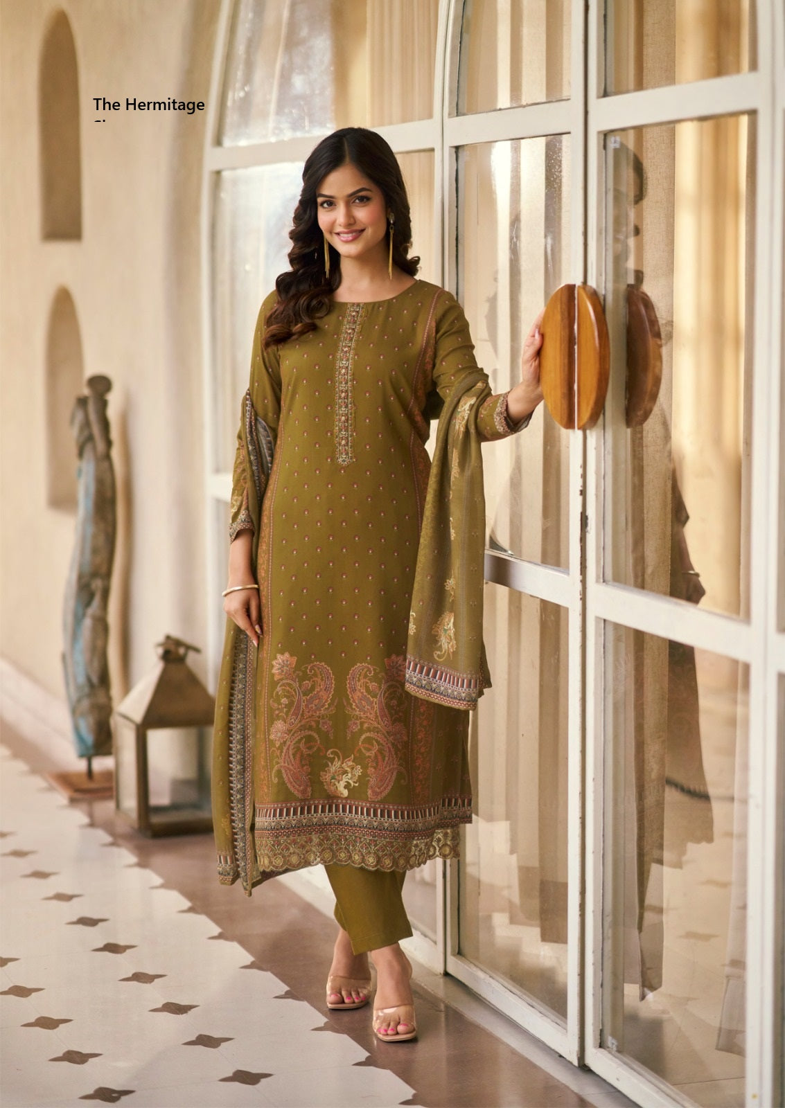 Paisely Vol 2 The Hermitage Shop Lawn Karachi Salwar Suits Wholesaler Gujarat