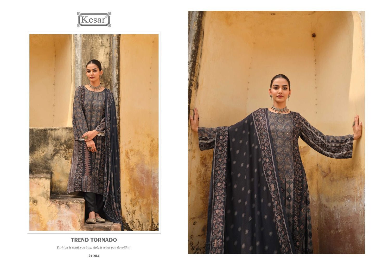 Paisley Kesar Pashmina Suits Exporter