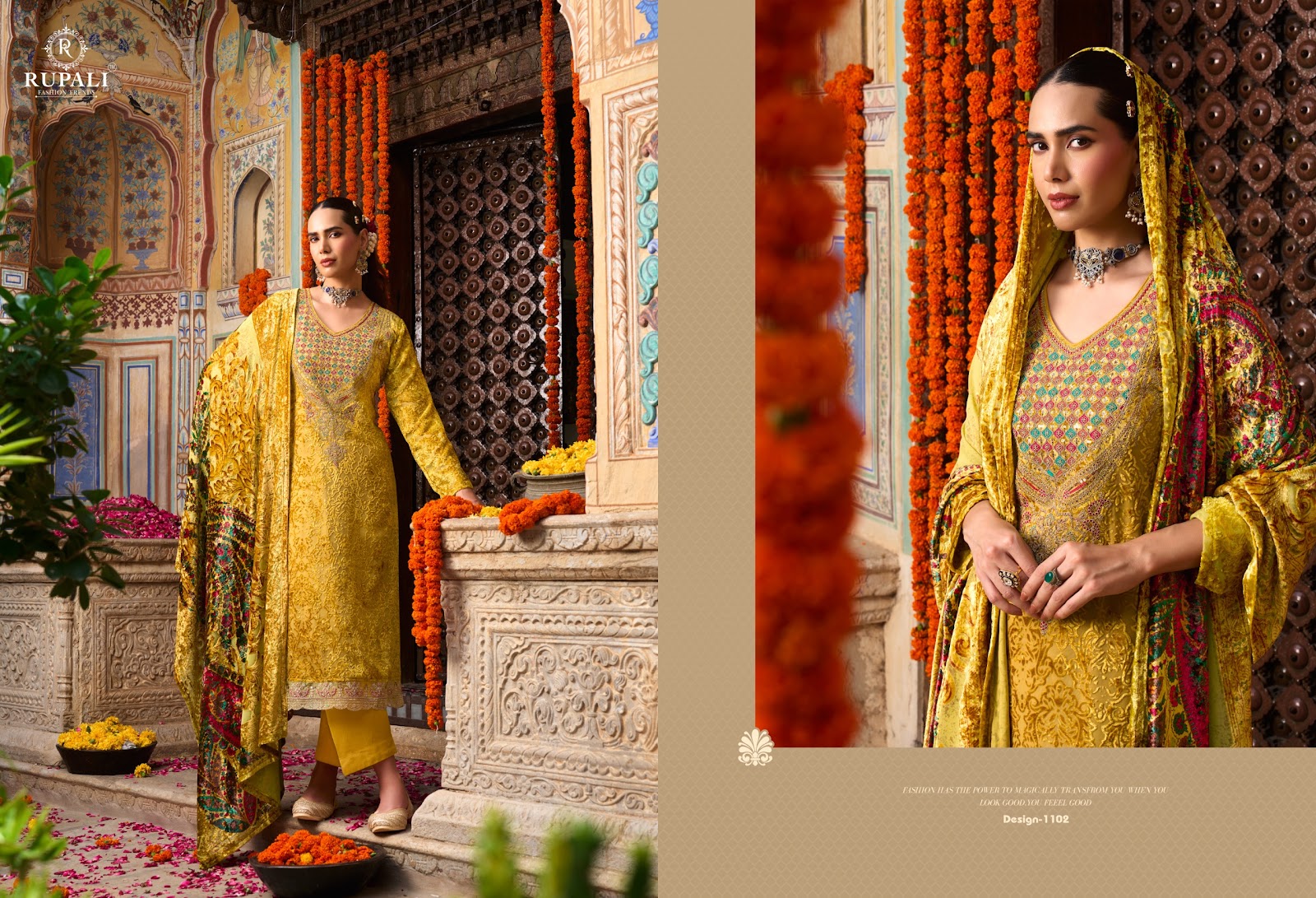 Paisley Rupali Velvet Suits Manufacturer