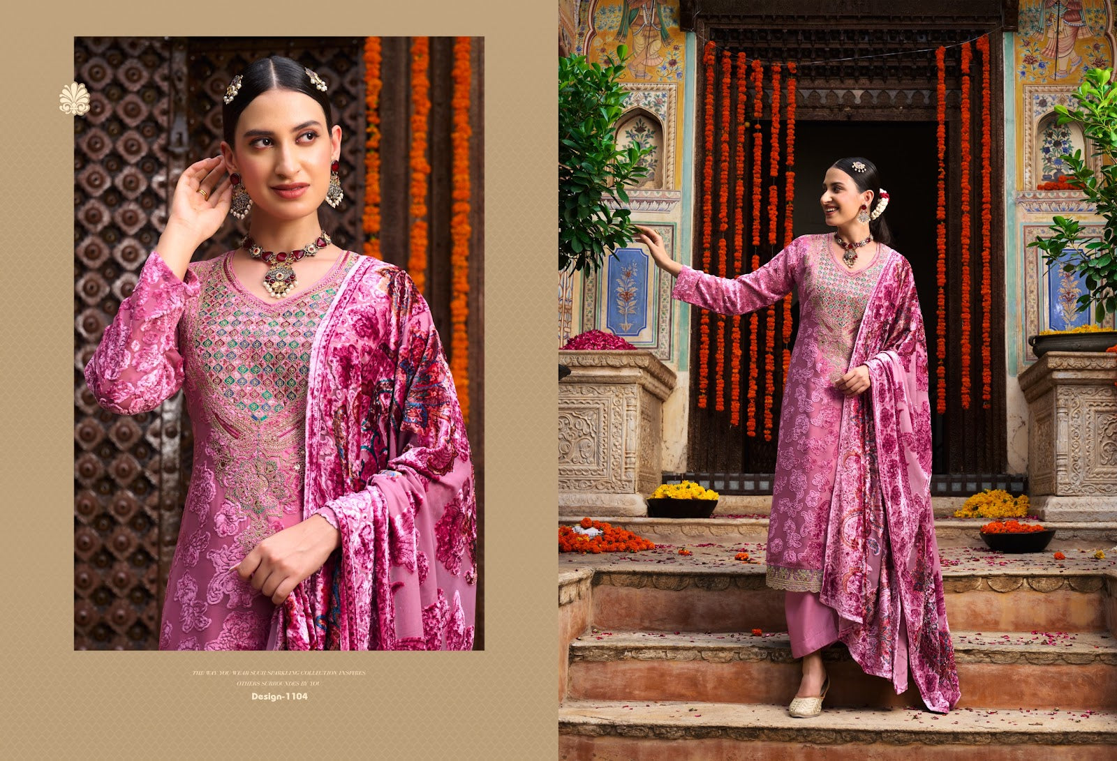 Paisley Rupali Velvet Suits Manufacturer