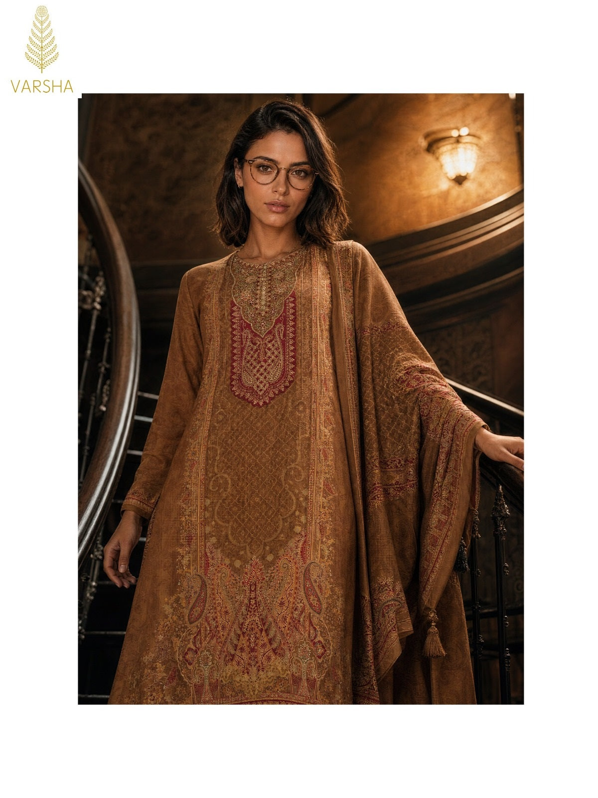 Paisley Studio Varshaa Viscose Muslin Pakistani Salwar Suits Exporter Ahmedabad