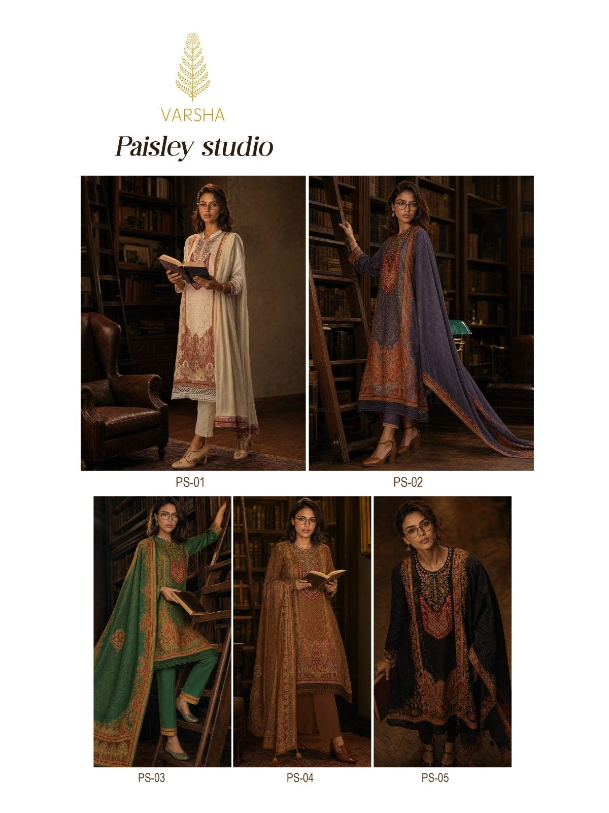 Paisley Studio Varshaa Viscose Muslin Pakistani Salwar Suits Exporter Ahmedabad