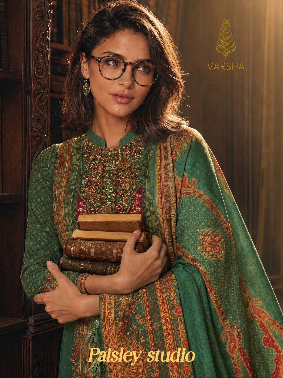 Paisley Studio Varshaa Viscose Muslin Pakistani Salwar Suits Exporter Ahmedabad