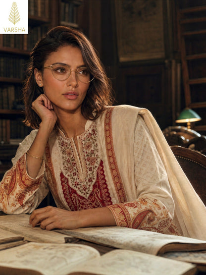 Paisley Studio Varshaa Viscose Muslin Pakistani Salwar Suits Exporter Ahmedabad