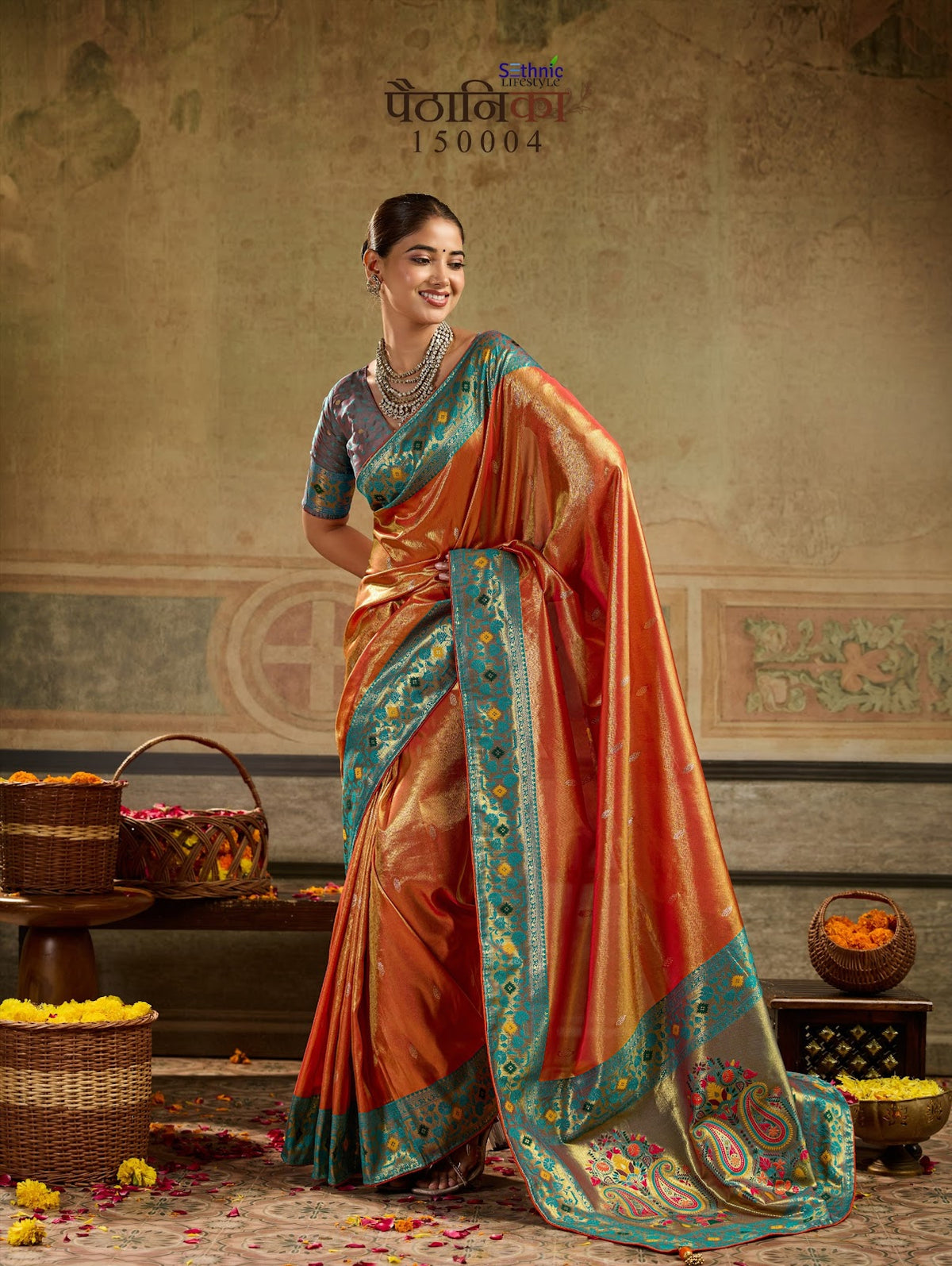 Paithanika Sethnic Sarees Wholesale Rate