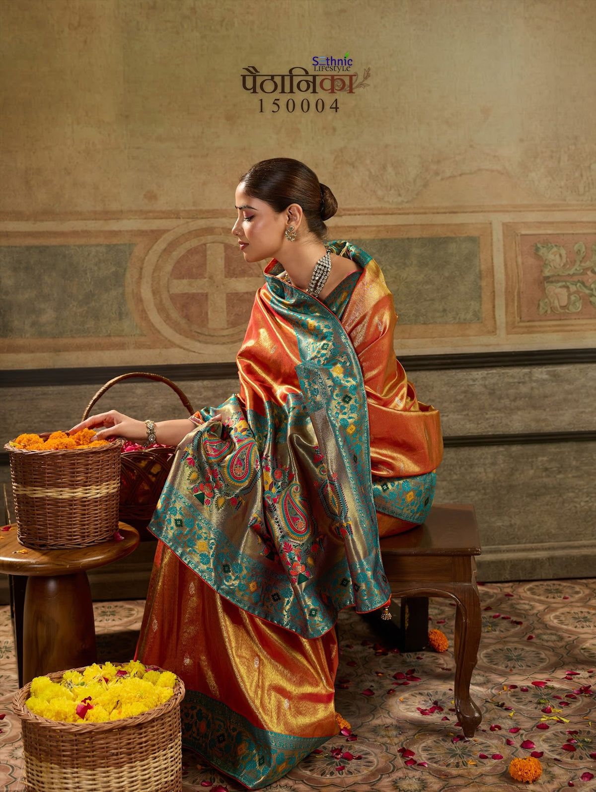 Paithanika Sethnic Sarees Wholesale Rate