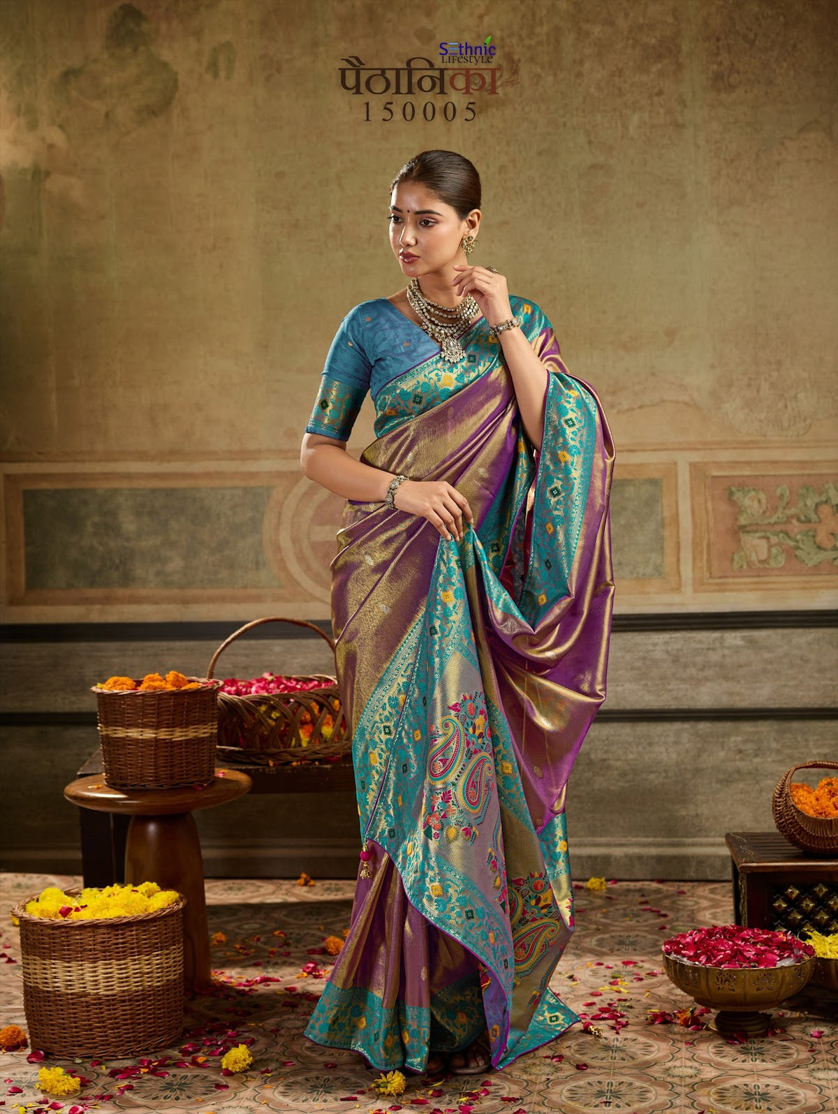 Paithanika Sethnic Sarees Wholesale Rate