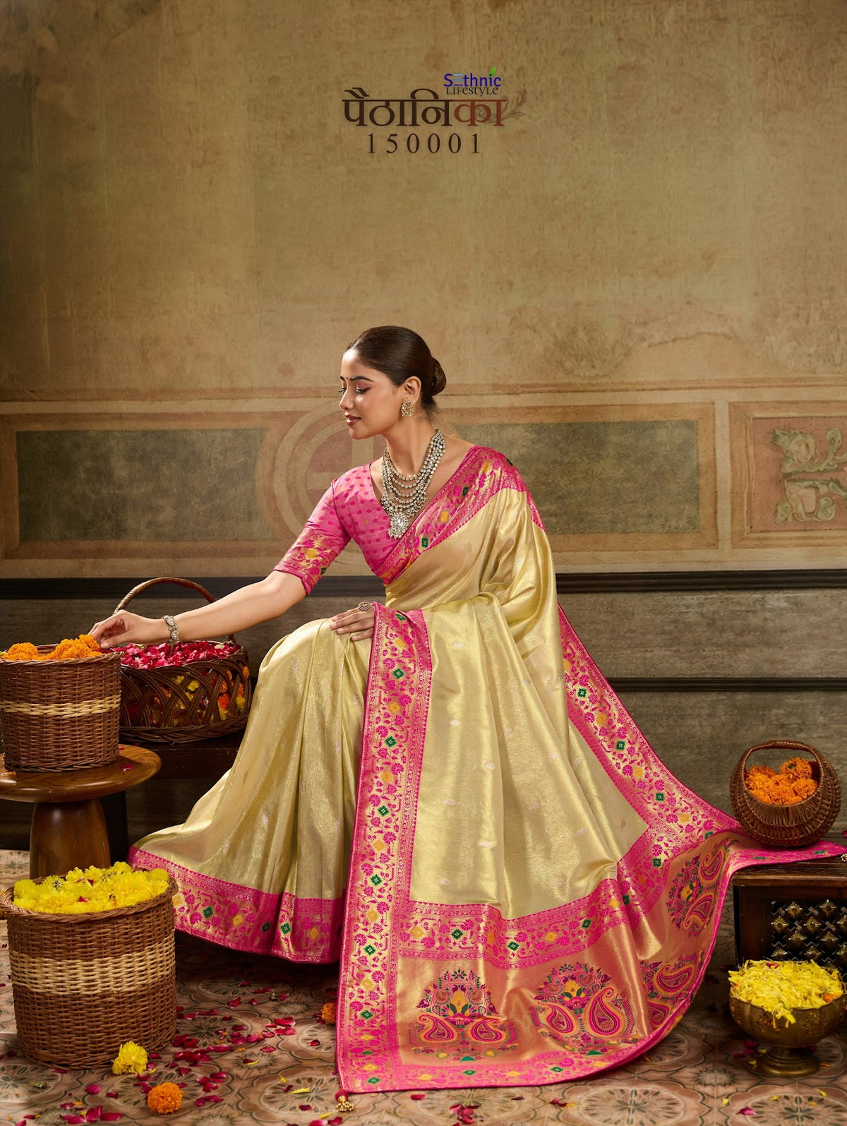 Paithanika Sethnic Sarees Wholesale Rate