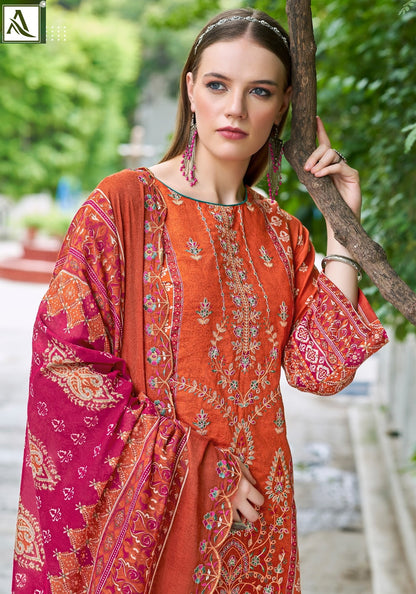 Pak Bin Saeed Edition 3 Alok Cambric Cotton Karachi Salwar Suits Exporter Ahmedabad