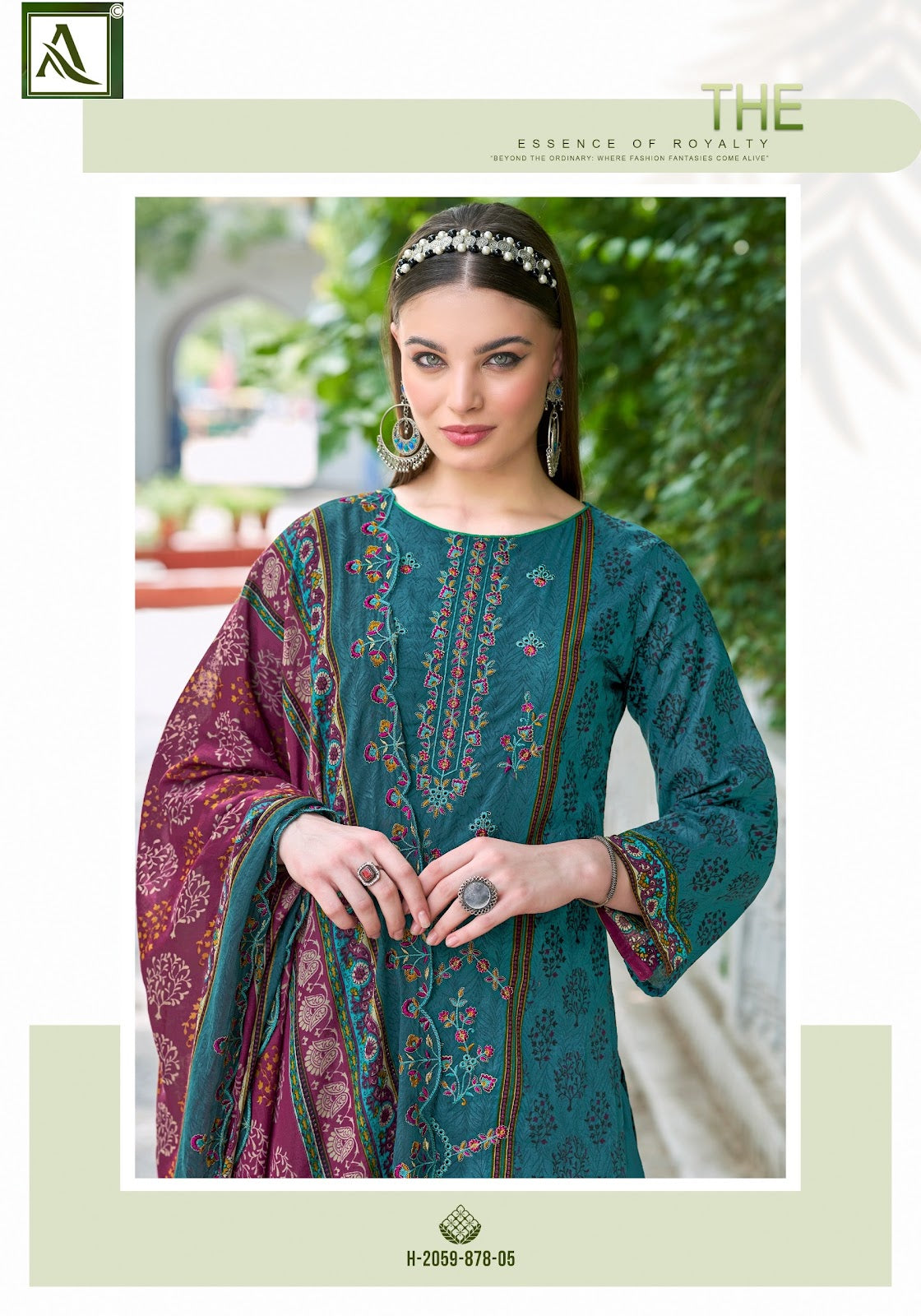 Pak Bin Saeed Edition 3 Alok Cambric Cotton Karachi Salwar Suits Exporter Ahmedabad