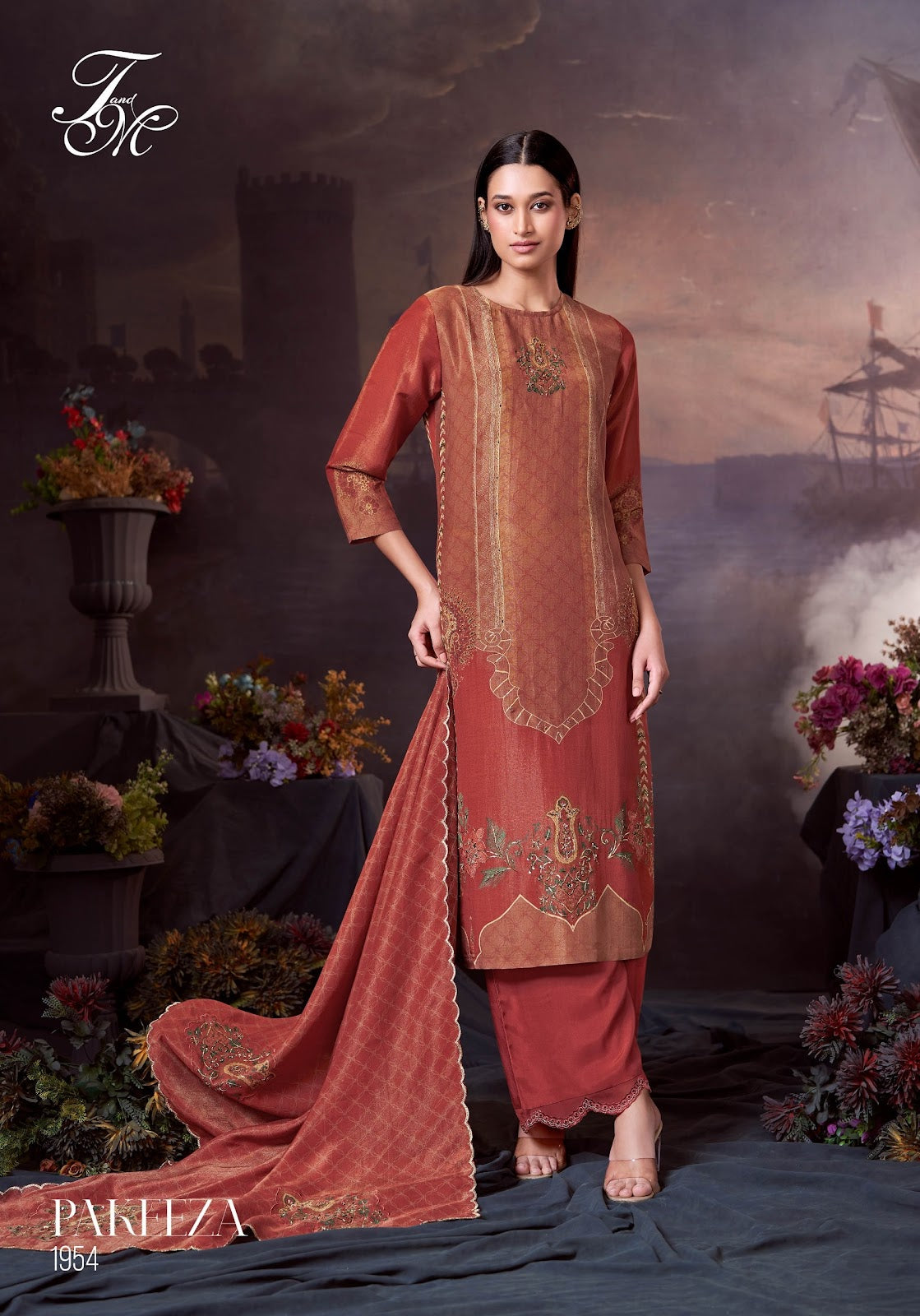 Pakeeza Tm Viscose Plazzo Style Suits Wholesaler