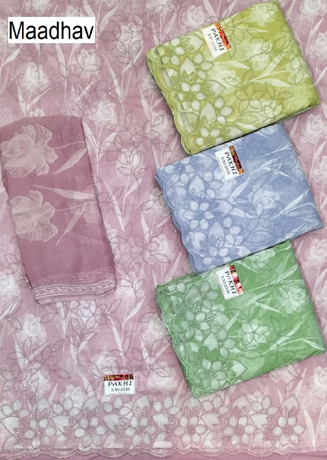 Pakhi Maadhav Cambric Salwar Suits Wholesale Price