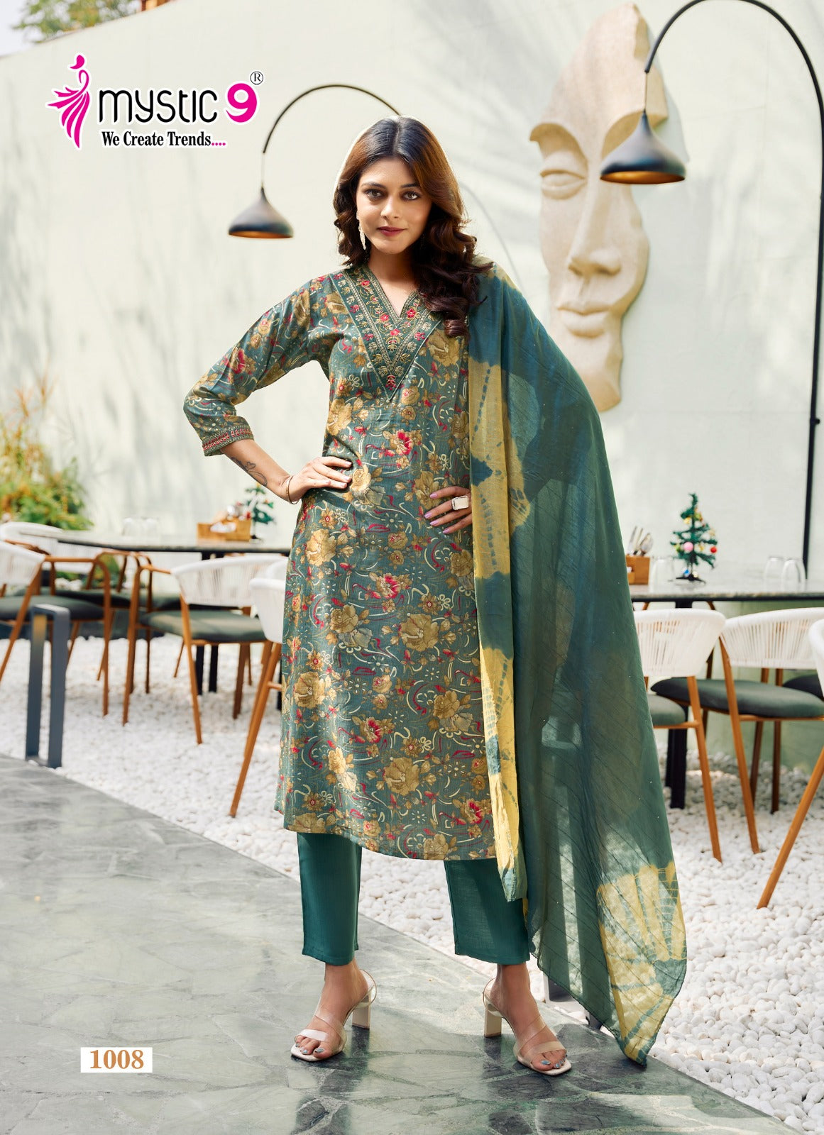 Pakhi Vol 1 Mystic 9 Vertical Readymade Pant Style Suits Manufacturer Gujarat