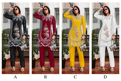 Pakiza Ajraa Viscose Co Ord Set Exporter Ahmedabad