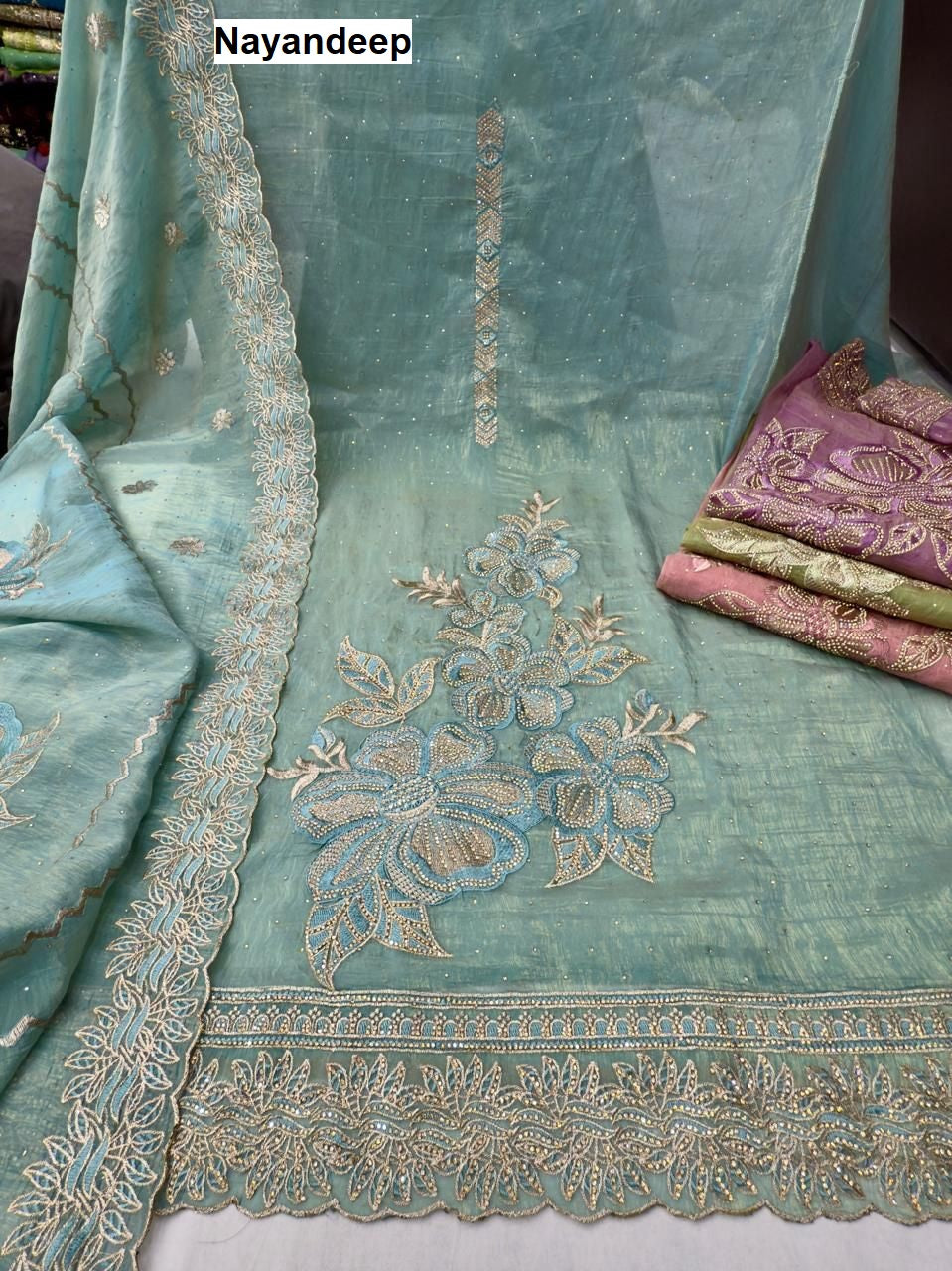Pakiza Nayandeep Silk Salwar Suits Manufacturer Ahmedabad