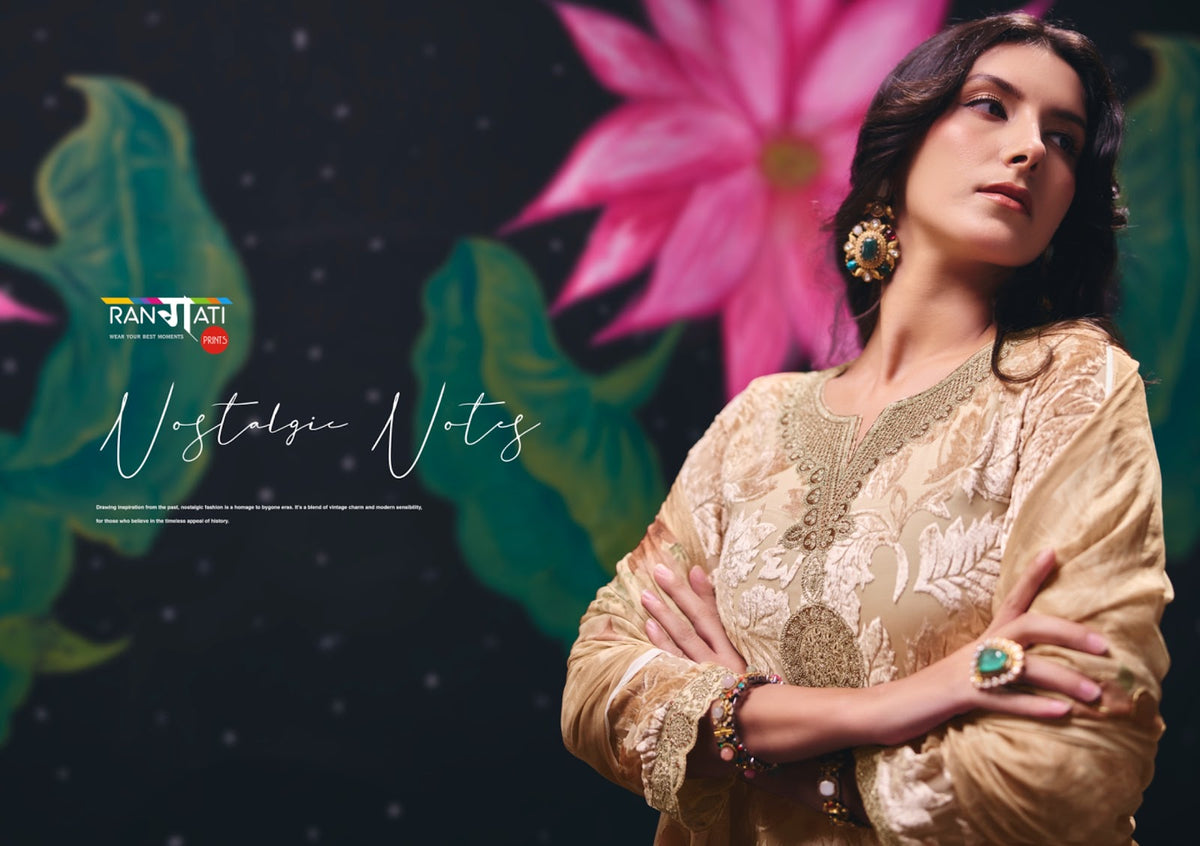 Palachi Edit Rangati Prints Velvet Suits Supplier Gujarat
