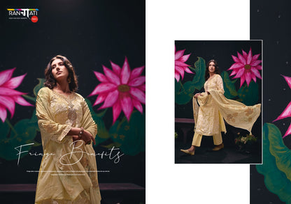 Palachi Edit Rangati Prints Velvet Suits Supplier Gujarat